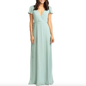 Show Me Your MuMu Noelle Wrap Dress SS46 Small